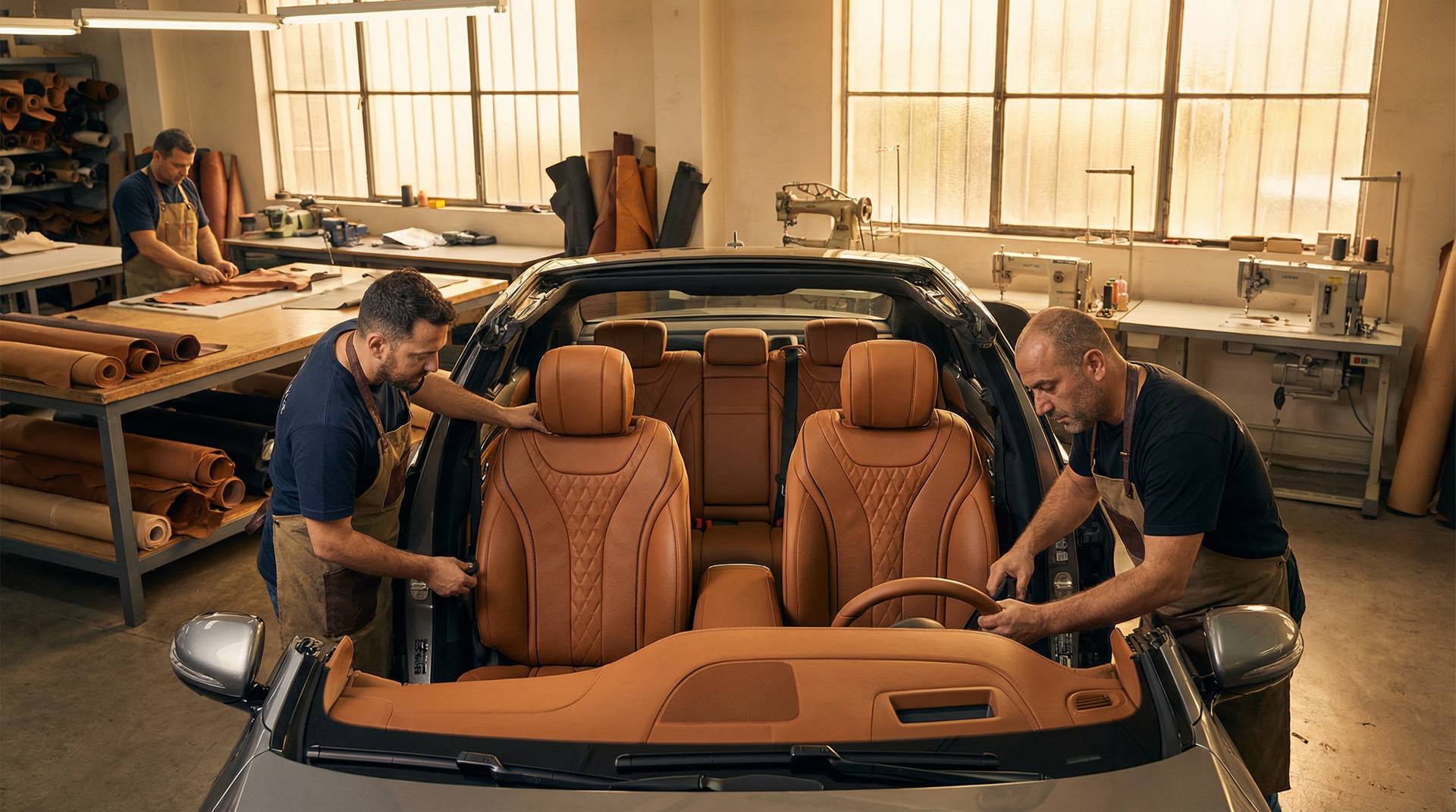 动漫修车视频-内饰改装视频教程